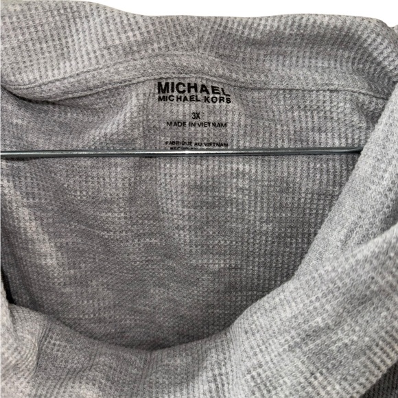 Michael‎ Kors Light Gray Cowl Neck Sweater - Picture 3 of 7
